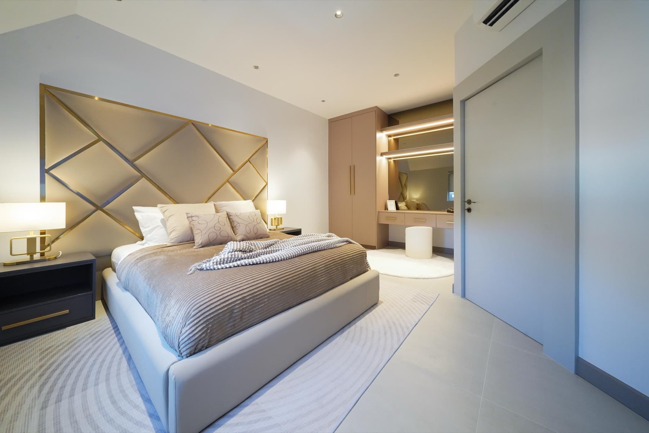 Nine bedrooms. Smart TV, premium linens, AC in each.