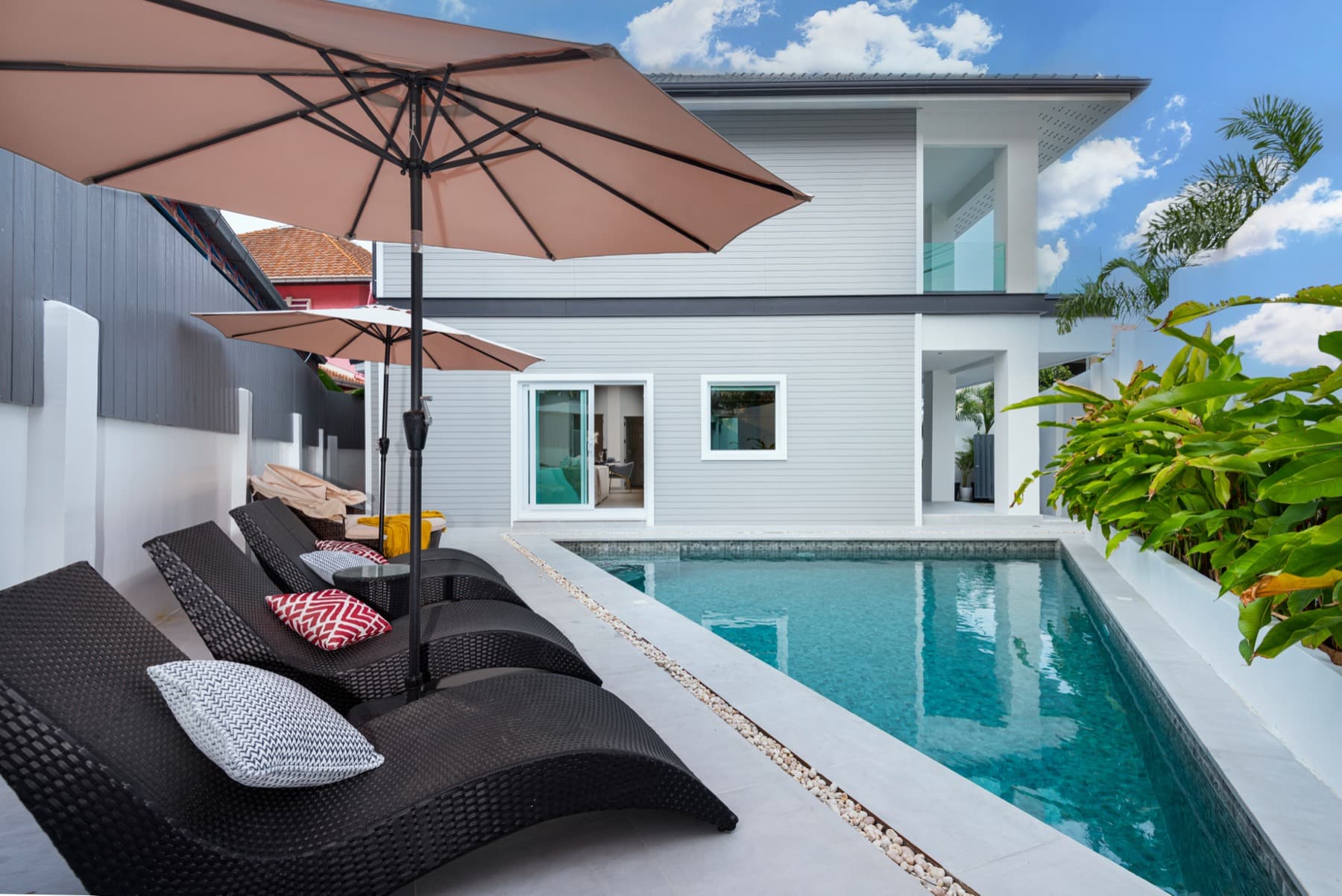 Villa Azure — The whole compound — cover photograph