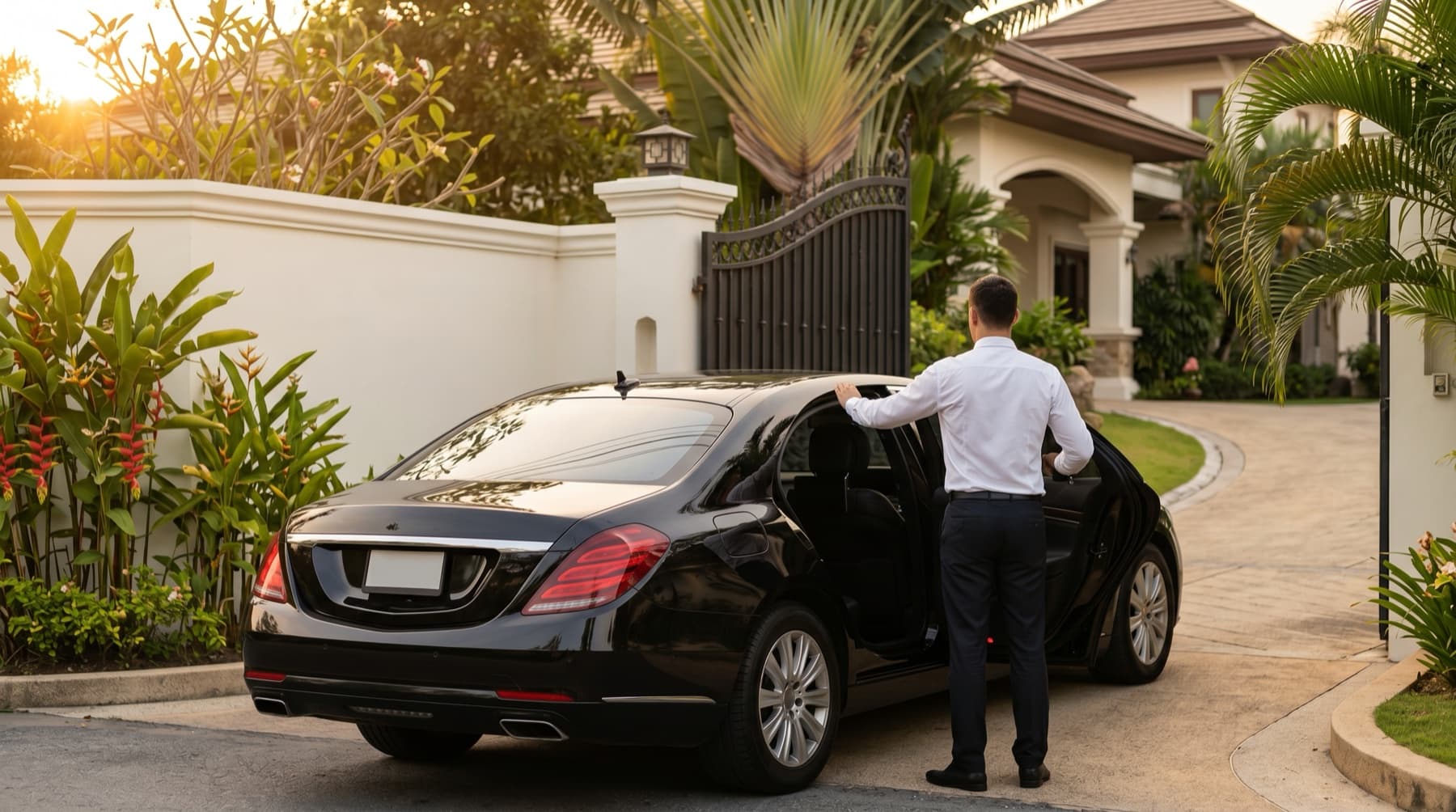 A regular driver, professional, on time.